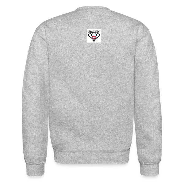 Glam Fit Club, Not Designer Crewneck - heather gray