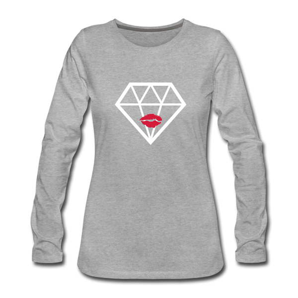 Glam Fit Long Sleeve Basic - heather gray