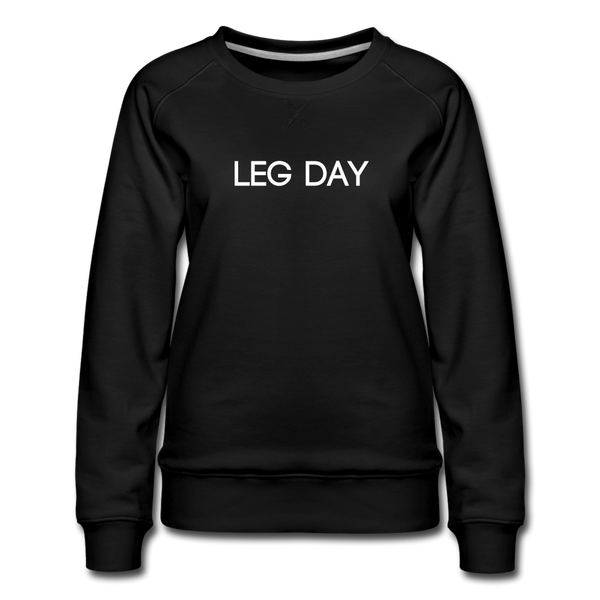 Leg Day Sweatshirt - black