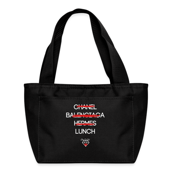 Glam Fit, Not Designer Lunch Bag - black